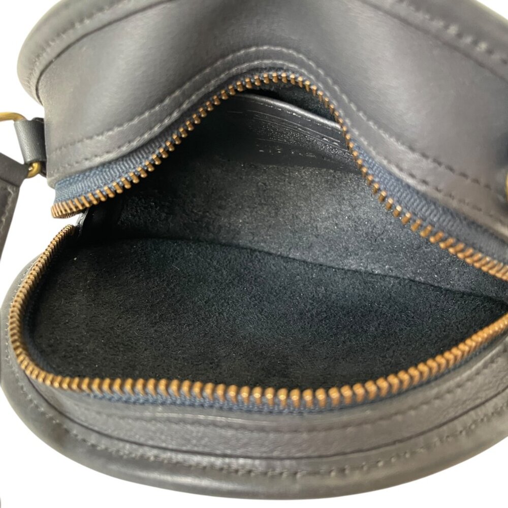 Coach Vintage Blue Leather Canteen Crossbody Bag USA 9982 Glove Tanned Classic - Picture 5 of 8